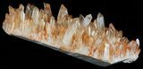 Giant Tangerine Quartz Crystal Cluster - Madagascar #58763-2